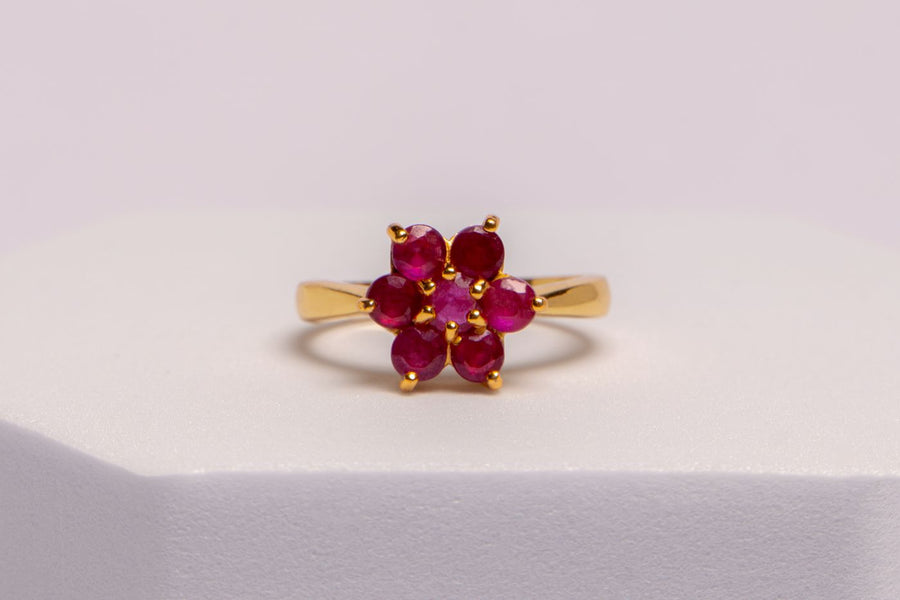 Golden Ruby Ring