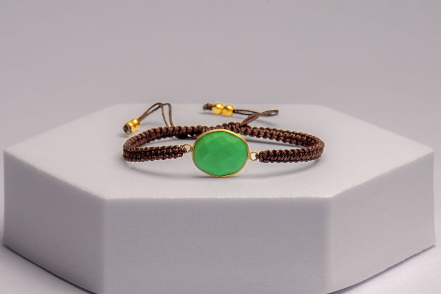 Green Jade Handmade Bracelet
