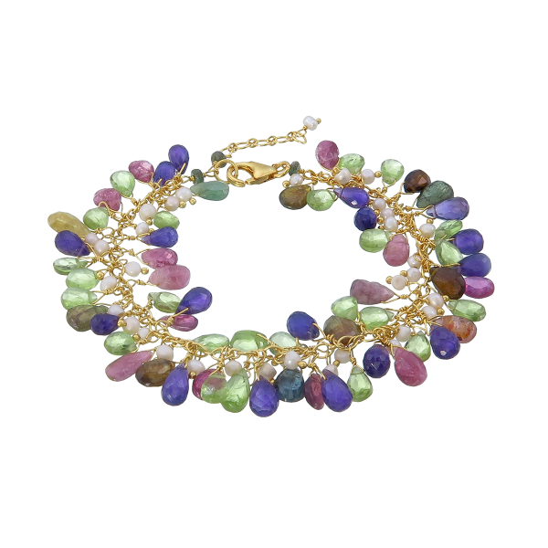 Mixed Gems Bracelet