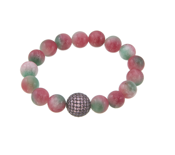 Iranian jade 5 colours Bracelet